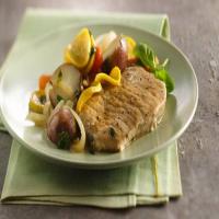 Slow-Cooker Pork Chops with Vegetable Medley_image