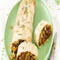 Kosher Puff Pastry Beef Strudel (Meat)_image