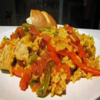 Spanish Rice With Peppers image