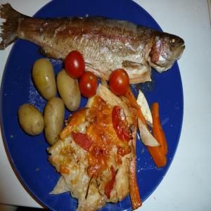Rainbow Trout With Potatoes_image