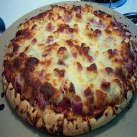 Cheesy Ham & Pineapple Pizza image