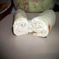 Chicken wrap with cucumber cream cheese image