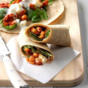 Indian Spiced Chickpea Wraps_image