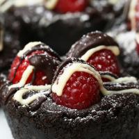 Easy Chocolate and Raspberry Tarts Recipe by Tasty image