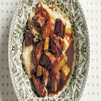 Pork with Pears and Parsnip Mash image