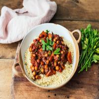 Moroccan Vegetable Stew With Couscous image