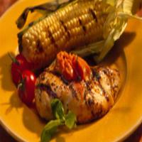 Grilled Chicken Breasts with Tomato-Basil Butter image