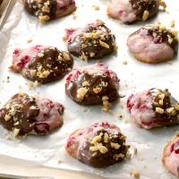 Chocolate-Dipped Cranberry Cookies image