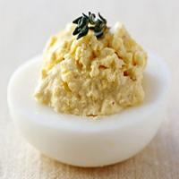 Sour Cream, Lemon, and Herb Deviled Eggs_image