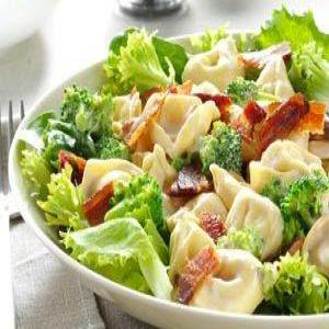 Lemony Tortellini Bacon Salad Recipe_image
