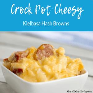 Crock Pot Recipe - Cheesy Kielbasa Hash Browns_image