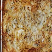 Baked Four Cheese Spaghetti_image