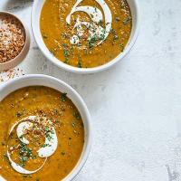 Spiced lentil & butternut squash soup image