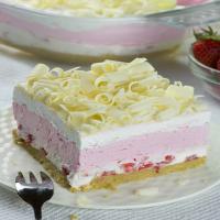 No Bake Strawberry Jello Lasagna Recipe - (3.9/5) image