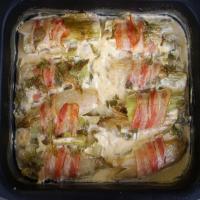Creamy Braised Chicory/Belgian Endive and Celery With Peas_image