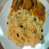 Toasted Couscous with Almonds and Raisins image