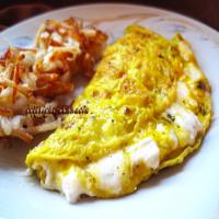 Omelet With Lavender and Chèvre image