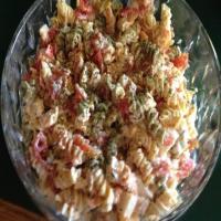 Colorful Pasta salad with crab_image
