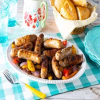 Grilled Sausage and Peppers_image