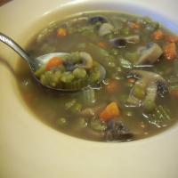 Mushroom and Split Pea Soup image