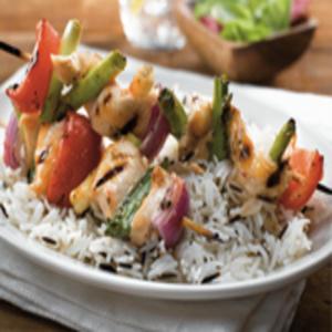 Sweet and Sour Chicken and Green Onion Skewers_image