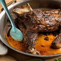 Almost-Spit-Roasted Moroccan Lamb_image