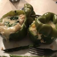 Spicy Vegetarian Stuffed Peppers image