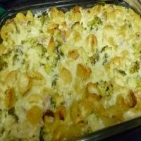 Baked Shells and Broccoli With Ham and Cheesy-Creamy Cauliflower image