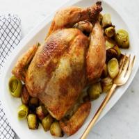 Matcha Roast Chicken with Leeks_image