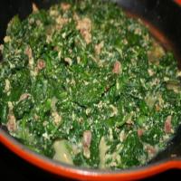 Yummy Cooked Spinach image