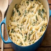 One-Pot Parmesan Chicken Ziti with Artichokes and Spinach image