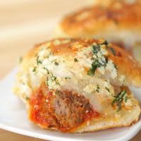 Garlic Bread Meatball Sliders Recipe by Tasty_image