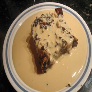 Chocolate Bread Pudding with Irish Cream Sauce_image
