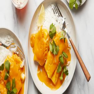 Cod With Miso-Butternut Squash Sauce_image
