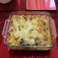 Potato Gratin With Porcini Mushrooms and Mascarpone Cheese_image
