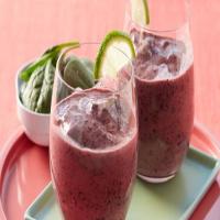 Spinach Blueberry Pomegranate Smoothies_image