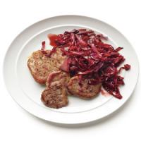 Pork with Pomegranate-Braised Cabbage_image