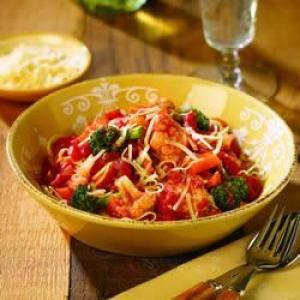 Angel Hair Pasta with Chicken and Vegetables_image