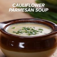 Cauliflower Parmesan Soup Recipe by Tasty image