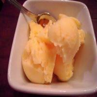 Home Made Orange Sherbert Ice Cream_image