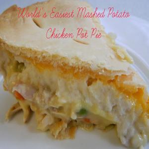 World's Easiest Mashed Potato Chicken Pot Pie image