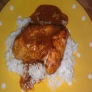 Chicken With Tomato Chocolate Sauce - Mole Style_image