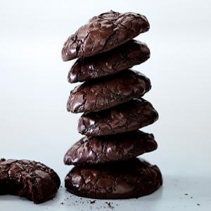 Chocolate Brownie Cookies Recipe | Epicurious.com_image