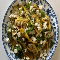 Grilled Zucchini Salad with Feta, Lemon and Mint image
