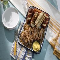Grilled Bratwurst with Caramelized Onions image