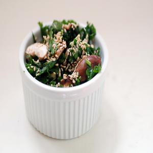 Raw Shiitake Kale Salad image