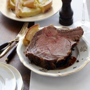 Roast Prime Rib of Beef with Yorkshire Pudding image
