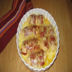 Lavender Chicken Wrapped in Bacon_image