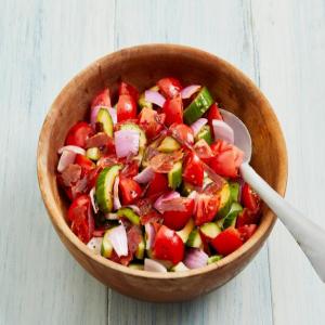 Tomato Salad with Pancetta Crisps image