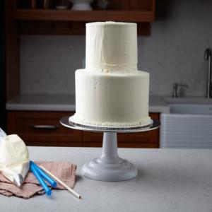 Two-Tier Stacked Cake image